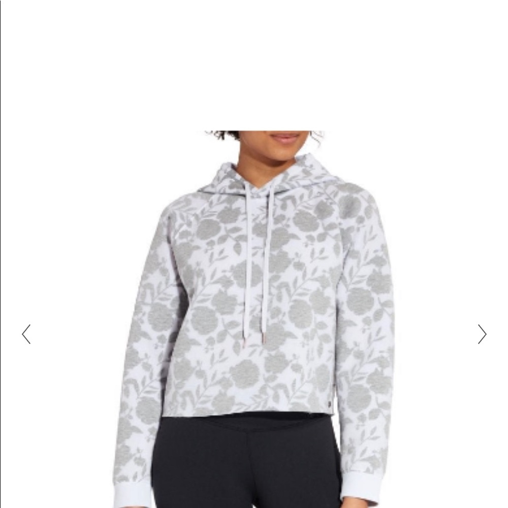CALIA by Carrie Underwood Gray Floral Hoodie